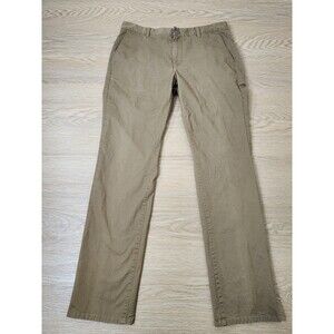 Bonobos Pants Mens 36x32 Khakis Slim Straight Fit Tan Pockets Soft 2 Touch